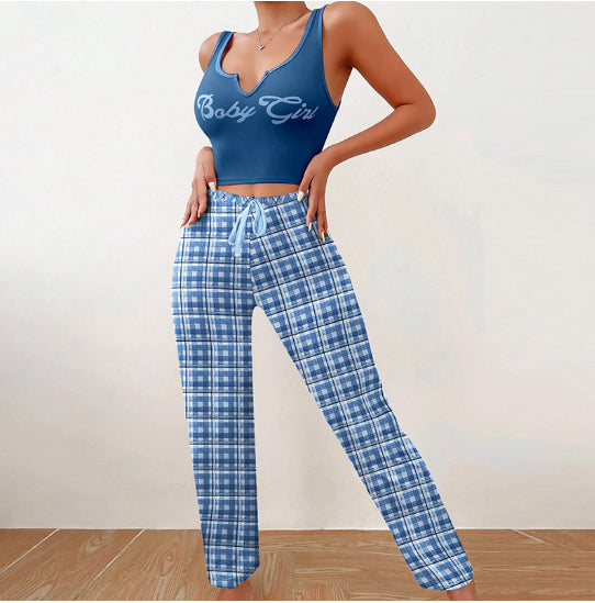 The MEEANT. Pretty Plaid Pyjama Set
