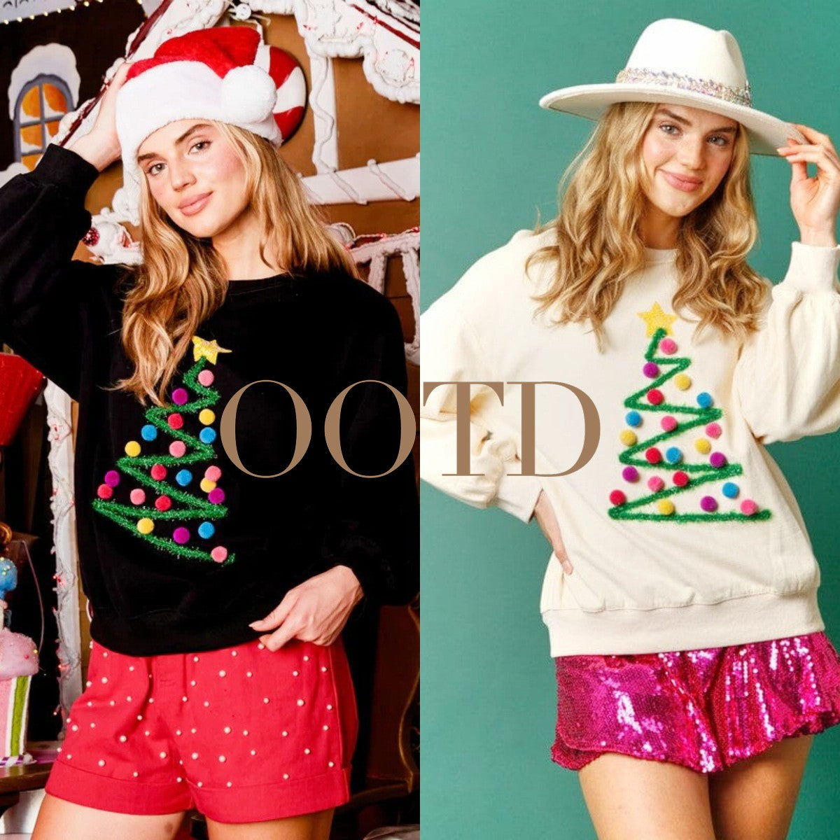 ✦ The MEEANT. Christmas Tree Knit