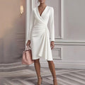 ✦ The MEEANT. Pleated Elegance Midi Dress