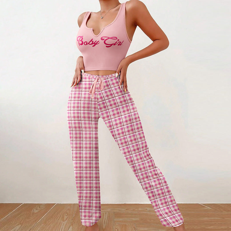 The MEEANT. Pretty Plaid Pyjama Set