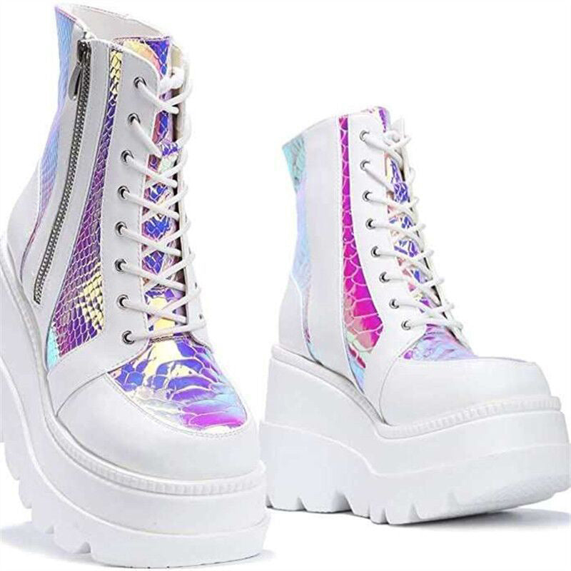 ✦ The MEEANT. Platform Biker Boots
