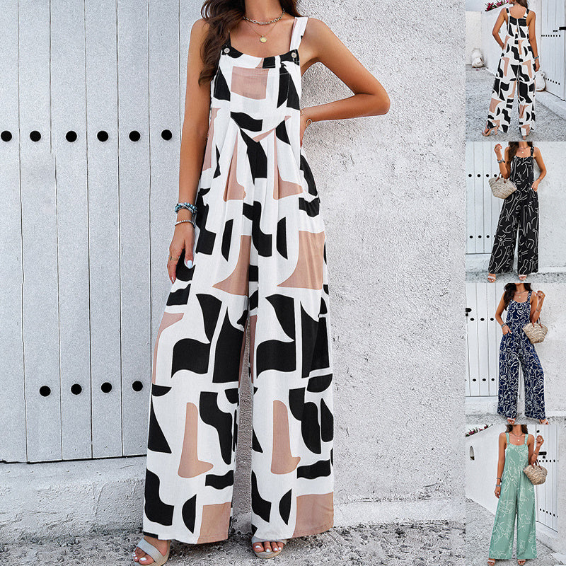 The MEEANT. Effortless Print Jumpsuit