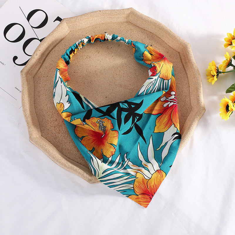 ✦ The MEEANT. Floral Scarf Headband