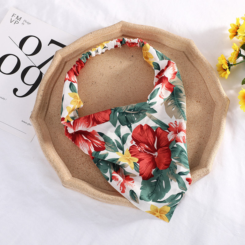 ✦ The MEEANT. Floral Scarf Headband