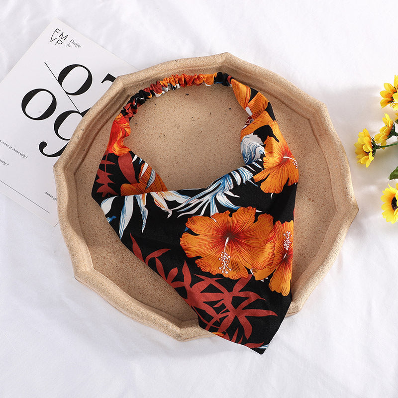 ✦ The MEEANT. Floral Scarf Headband