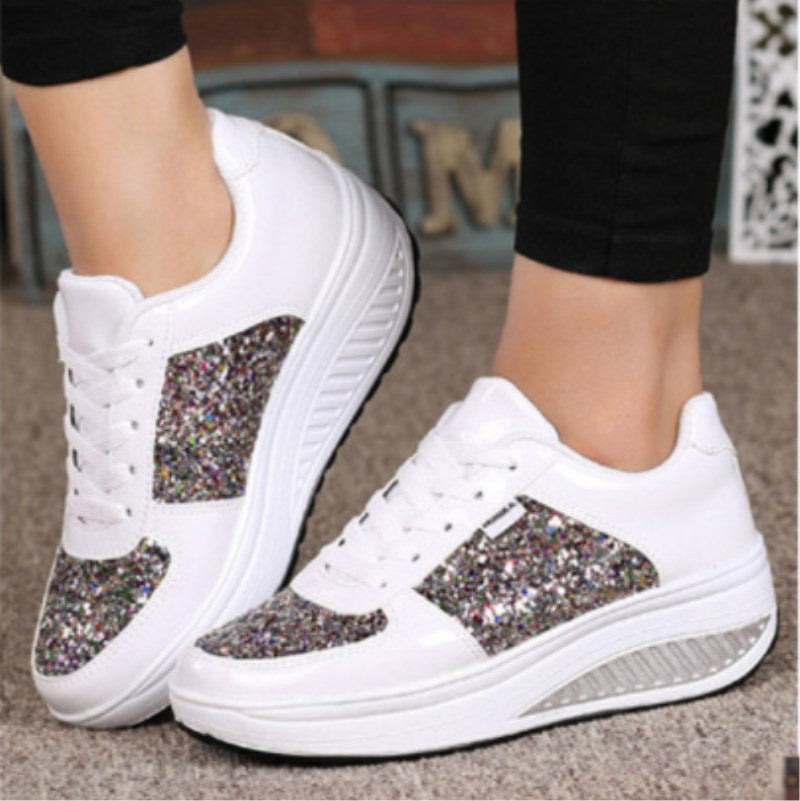 ✦ The MEEANT. Sequin Statement Sneakers