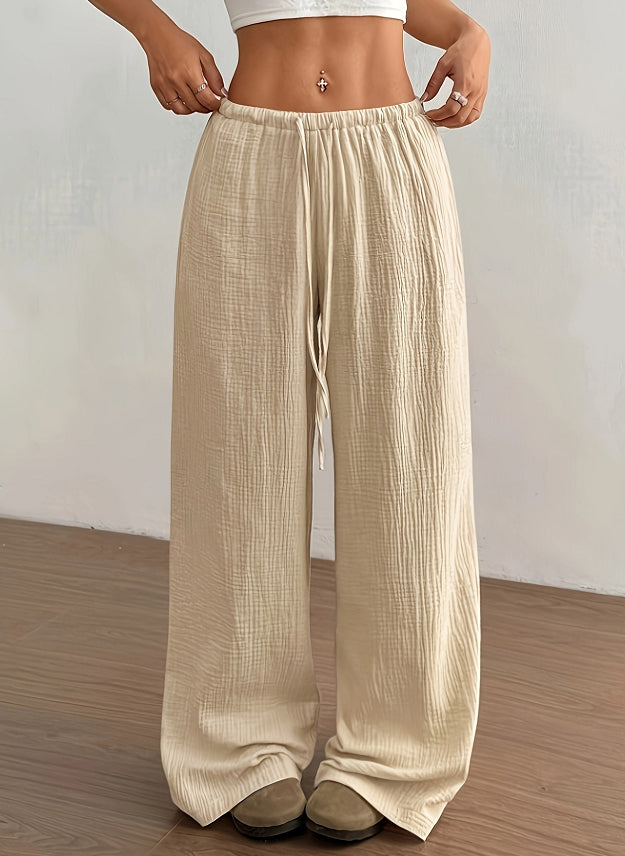 The MEEANT. Effortless Wide-Leg Trousers | Khaki 🤎