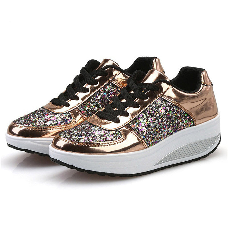 ✦ The MEEANT. Sequin Statement Sneakers
