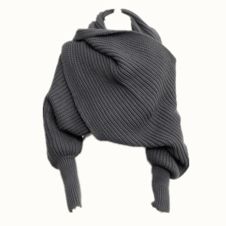 The MEEANT. Oversized Knit Wrap Scarf