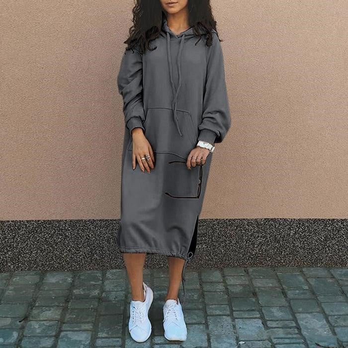 ✦ The MEEANT. Hooded Sweatshirt Dress