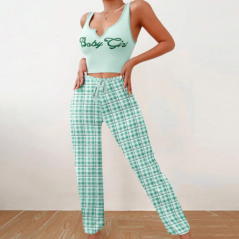 The MEEANT. Pretty Plaid Pyjama Set