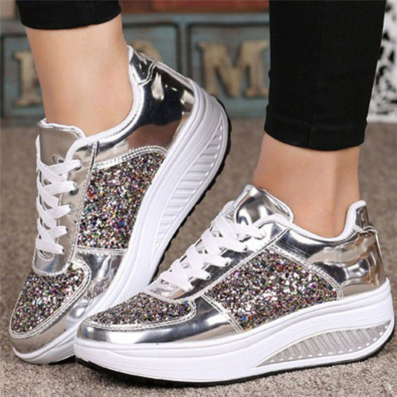 ✦ The MEEANT. Sequin Statement Sneakers
