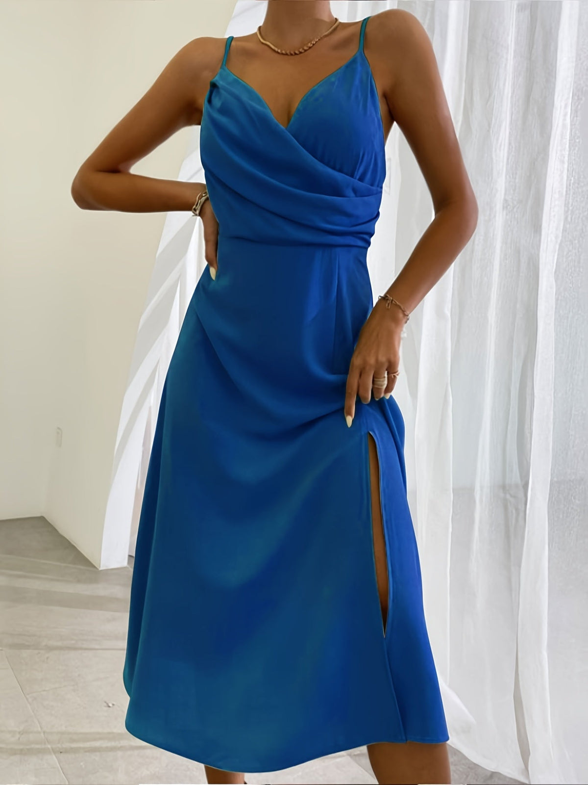 ✦ The MEEANT. Party Girl Slit Midi Dress
