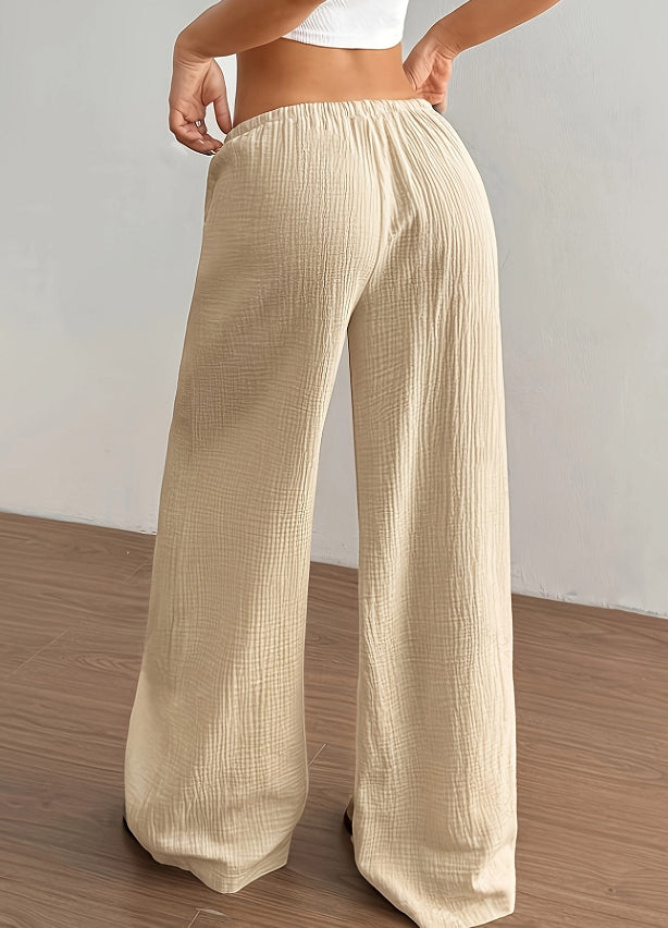 The MEEANT. Effortless Wide-Leg Trousers | Khaki 🤎