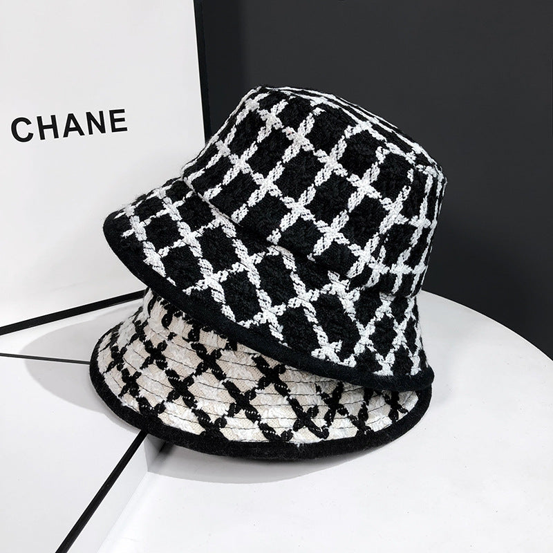 ✦ The Olivia | Plaid Knit Bucket Hat