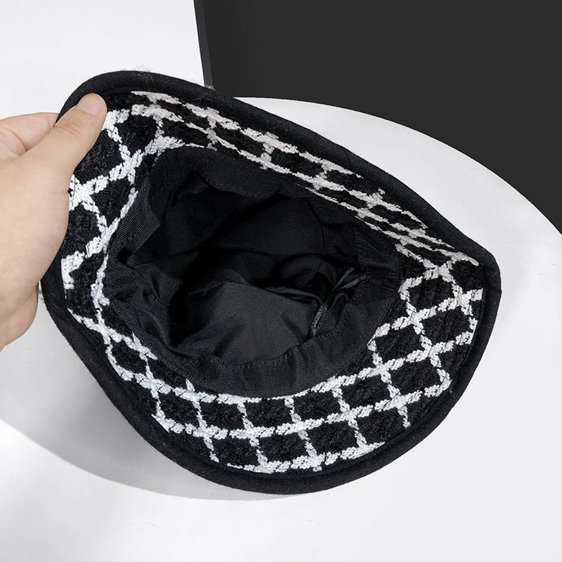 ✦ The Olivia | Plaid Knit Bucket Hat