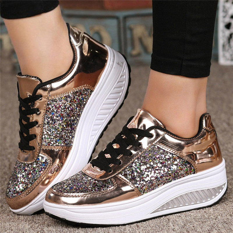 ✦ The MEEANT. Sequin Statement Sneakers