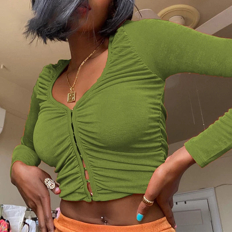 ✦ The MEEANT. Sculpted V-Neck Top