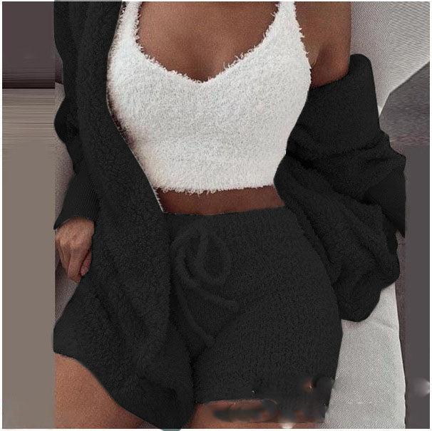 The MEEANT. Plush Three-Piece Lounge Set 🤍