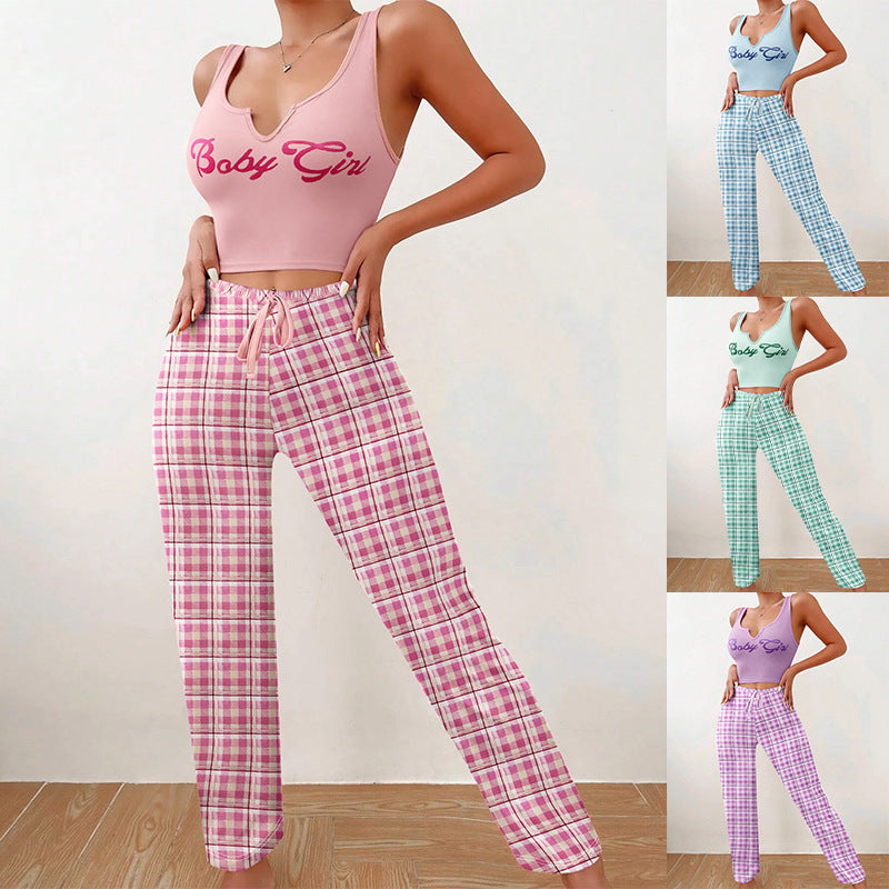 The MEEANT. Pretty Plaid Pyjama Set