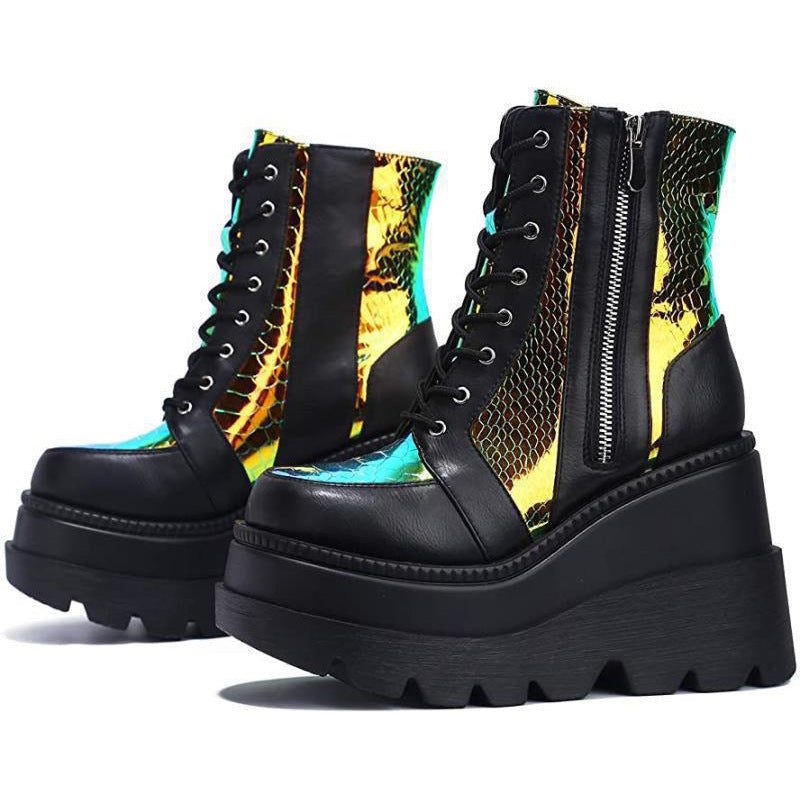 ✦ The MEEANT. Platform Biker Boots