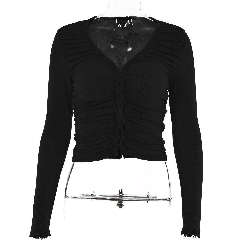 ✦ The MEEANT. Sculpted V-Neck Top