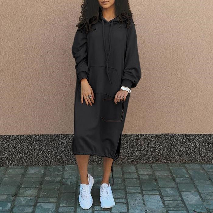 ✦ The MEEANT. Hooded Sweatshirt Dress