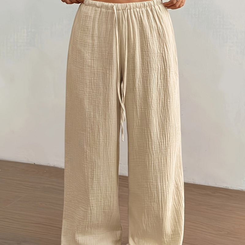 The MEEANT. Effortless Wide-Leg Trousers | Khaki 🤎