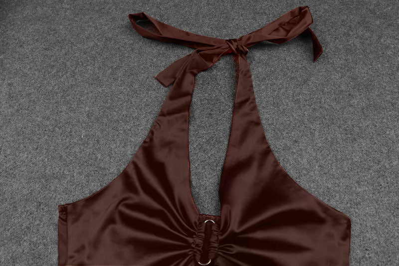 The MEEANT. After Dark Halter Maxi Dress