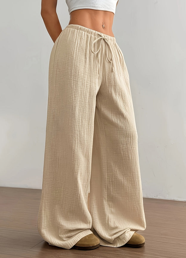 The MEEANT. Effortless Wide-Leg Trousers | Khaki 🤎