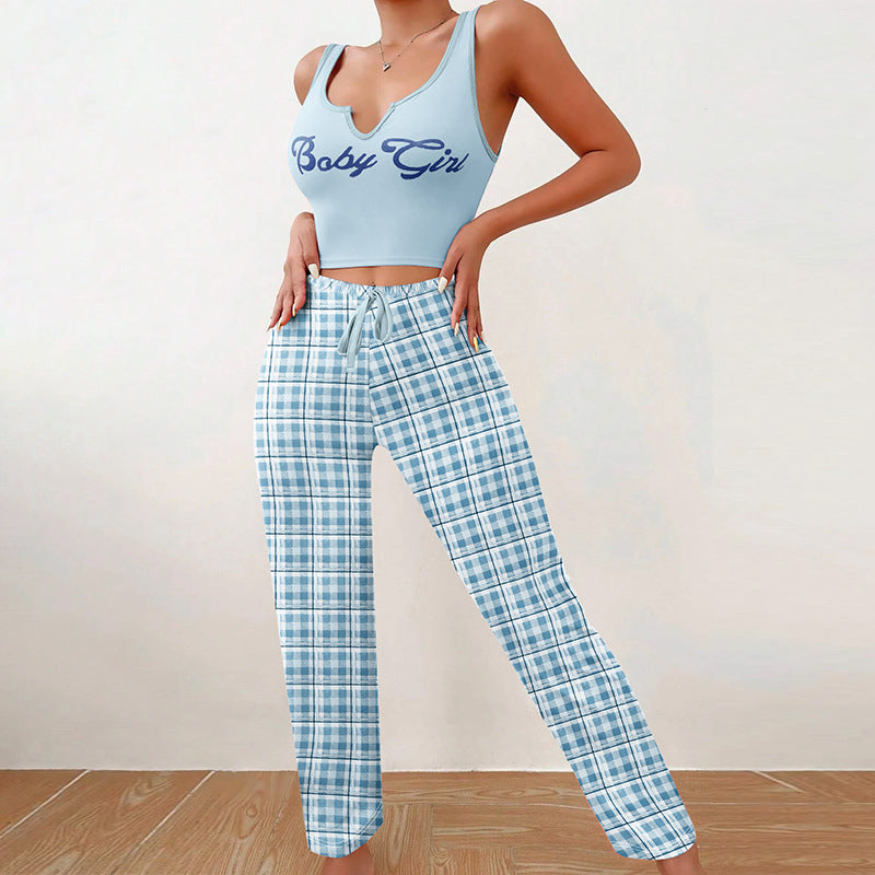 The MEEANT. Pretty Plaid Pyjama Set