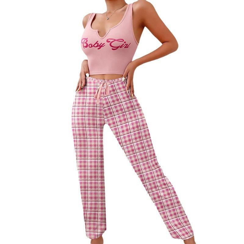 The MEEANT. Pretty Plaid Pyjama Set