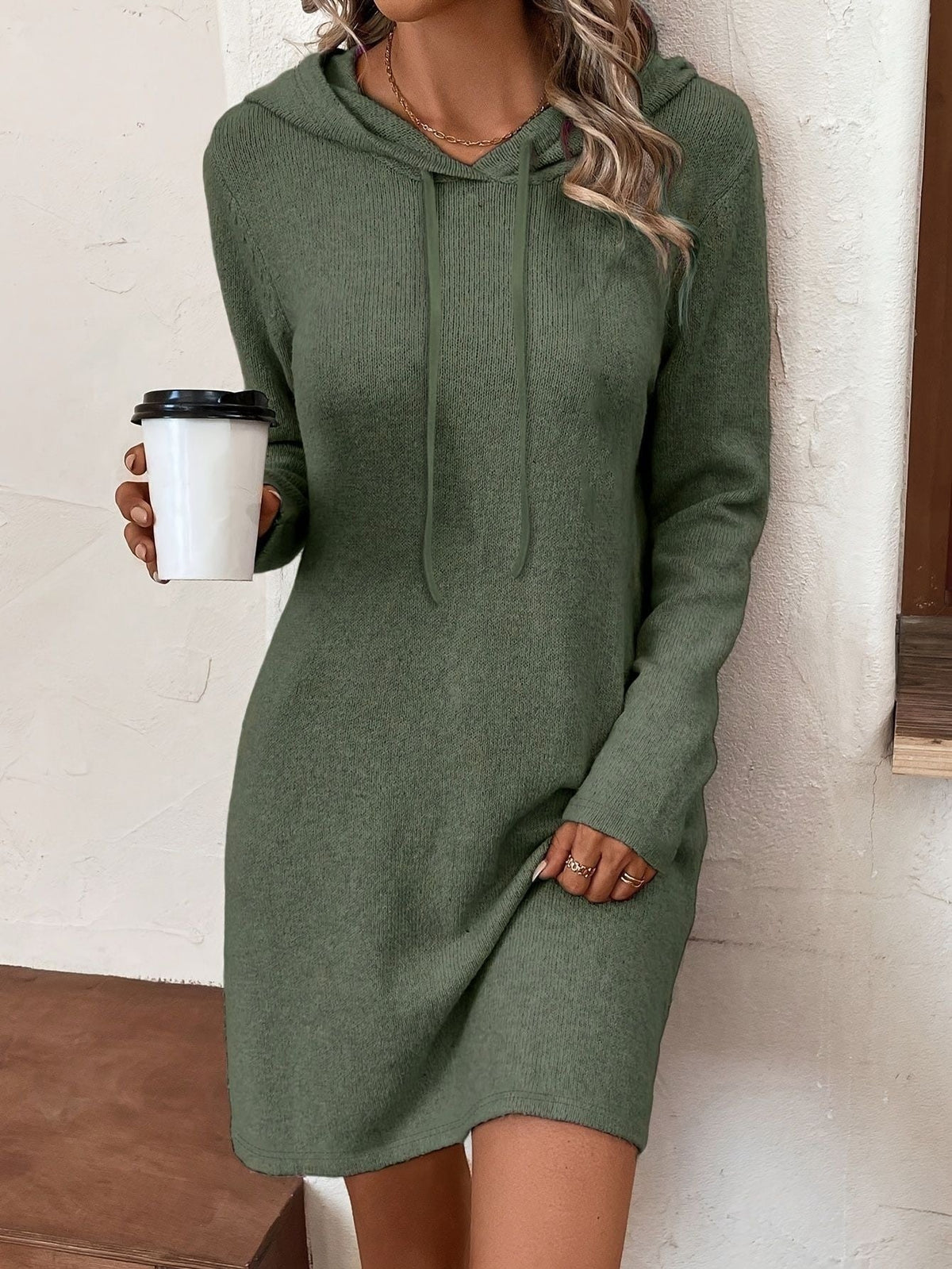 The MEEANT. Figure-Fit Long Sleeve Dress