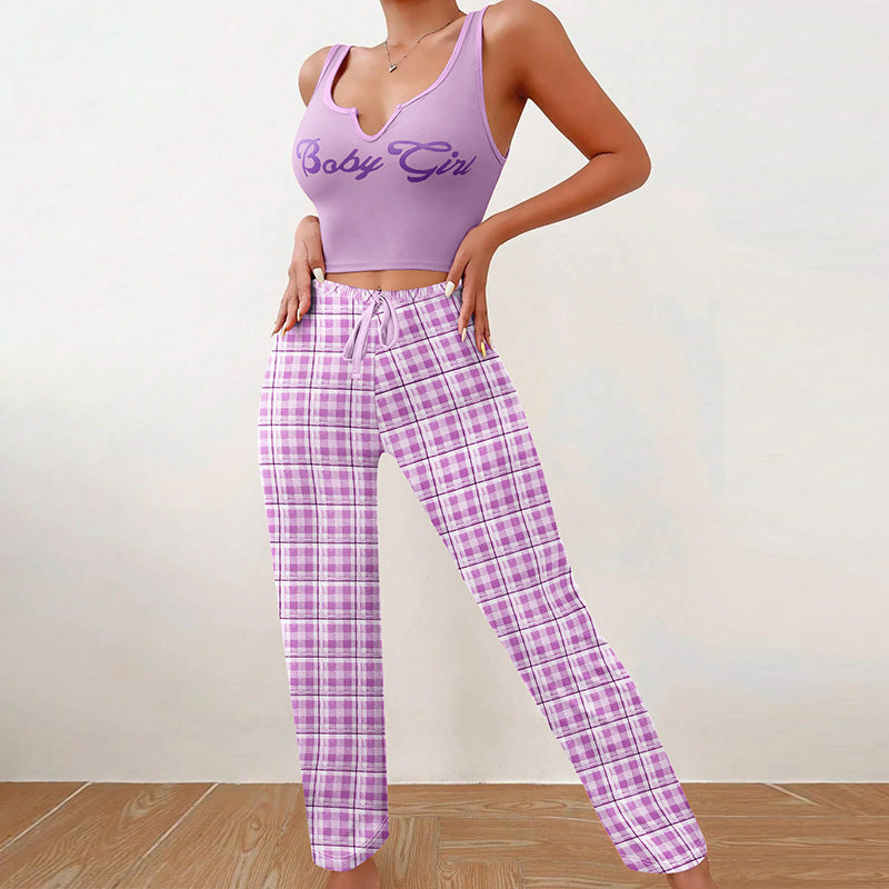 The MEEANT. Pretty Plaid Pyjama Set